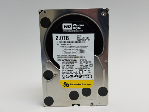 Western Digital RE4 WD2003FYYS 2 TB 3.5" SATA II Enterprise Hard Drive