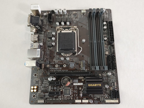 Lot of 2 Gigabyte  GA-B250M-DS3H Intel LGA 1151 DDR4 SDRAM Desktop Motherboard