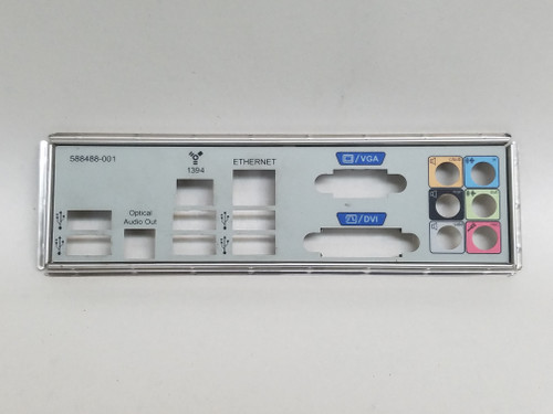 HP  I/O Shield For Pro 3130 MT Desktop Motherboards - 612500-001