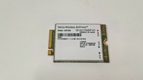 Lot of 5 Sierra Wireless AirPrime EM7355 4G-LTE Module w/ GPS Receiver