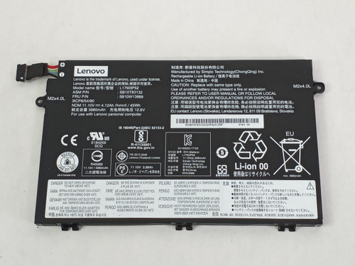 Lenovo 5B10W13889 3980mAh 3 Cell Laptop Battery for ThinkPad E480 E580