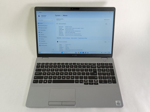 Dell Latitude 5510 Core i5-10210U 1.60 GHz 8 GB 512 GB SSD Windows 11 Pro Laptop A7 A7