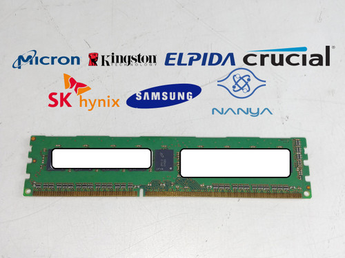 Lot of 2 Major Brand 8 GB DDR3-1333 PC3L-10600E 2Rx8 1.35V DIMM Server RAM