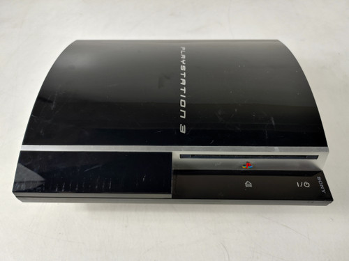 Sony PlayStation 3 Fat Console Black No HDD 2007 CECHG01 For Parts