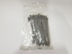 New Premier PT30R-8 6" Nylon Cable Ties - 100 PK - Gray - 739346