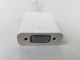 Lot of 2 Apple A1307 Mini DisplayPort to VGA Adapter - White (MB572Z/B)