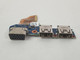 Lot of 2 HP 6050A2559201-USB-A02 Laptop VGA USB Board For EliteBook 840 G1 G2