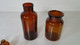 Unbranded Vintage Amber Glass Bottles Lot of 7