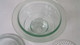 Pyrex Glass 123 Vacuum Glass Desiccator W/Porcelain Plate & Lid-Opening 8"