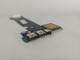 HP ZBook 17 G2 USB and Audio Board Laptop Daughter Card 737732-001