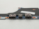 Dell VYD98 Laptop Left-side IO Circuit Board with USB For Precision 7510