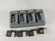 Zebra UCL172-4 Quad Battery Charger W/ Batteries & Power Cord