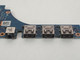 Lot of 2 Dell Precision 7720 Laptop Right-Side Audio I/O USB Board TYX7T