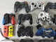 3rd Party Mixed Lot of 21 Game Controllers for PC, PS, Nintendo & Xbox For Parts