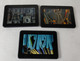 Lot of 3 Amazon X43Z60 Kindle Fire HD 2nd Gen 16 GB Fire OS WiFi Only Black Tablets
