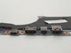 Lot of 5 Dell Precision 15 7510 Laptop Left-Side I/O Board CJT78