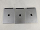 Lot of 3 Apple iPad Air 2nd Gen A1567 64 GB, 16 GB iOS 15.8.4 ( Wi-Fi + 4G ) Unlocked For Parts