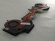 Lot of 5 Dell Precision 7540 4-Pin BGA 1440 CPU Fan with Heatsink TW1KC