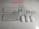 2 Apple USB Wired Keyboards A1242/A1243 & 3 Apple A1152 Mighty Mouse FOR PARTS