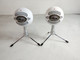 Lot of 2 White Snowball Ice Blue USB Mic for Recording & Streaming w/ Stand