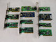 Vintage Mixed Lot RJ-45 Network Cards D-Link Intel Netgear 3Com PCI / ISA Lot of 11 For Parts