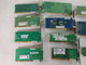 Vintage Mixed Lot RJ-45 Network Cards D-Link Intel Netgear 3Com PCI / ISA Lot of 11 For Parts