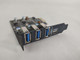 Unbranded PCI-E x1 to USB 3.0 Type C +3 Type A Low Profile Expansion Card ULS-UP3140