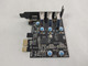 Unbranded PCI-E x1 to USB 3.0 Type C +3 Type A Low Profile Expansion Card ULS-UP3140