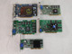 Vintage Mixed Lot Graphics Cards ATI & Nvidia PCI / PCIe / AGP Lot of 5 For Parts