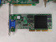 Vintage Mixed Lot Graphics Cards ATI & Nvidia PCI / PCIe / AGP Lot of 5 For Parts