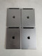 Lot of 4 Apple iPad 5th Gen A1823 32GB iOS 16.7.14 Wi-Fi + 4G Unlocked For Parts