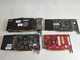 Lot of 10 Nvidia Radeon RX 7600 XT Gaming OC GeForce GTX 1050 Ti, Strix R9 390, Radeon Pro W5500 For Parts