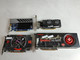 Lot of 10 Nvidia Radeon RX 7600 XT Gaming OC GeForce GTX 1050 Ti, Strix R9 390, Radeon Pro W5500 For Parts
