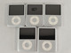 Apple A1236 Lot of 5 iPod Nano (3rd Generation) 4 GB Silver For Parts