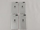 Apple A1509 Lot of 4 iPod Touch (5th Generation) 16 GB Silver For Parts