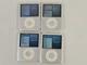 Apple A1236 Lot of 4 iPod Nano (3rd Generation) 4 GB Silver For Parts