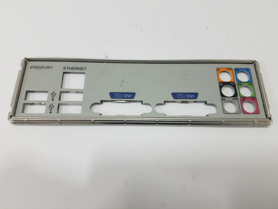 Lot of 2 HP 696233-001 I/O Shield For Pavilion P6 676220-001