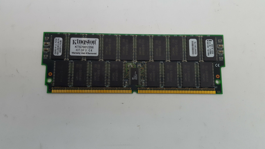 Lot of 2 Kingston KTS7001/256  Server 256 MB Flash Write Cache Module