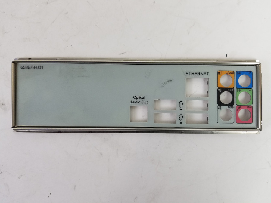 Lot of 2 HP 685006-001 I/O Shield For Pavilion Elite H8-1000 658678-001