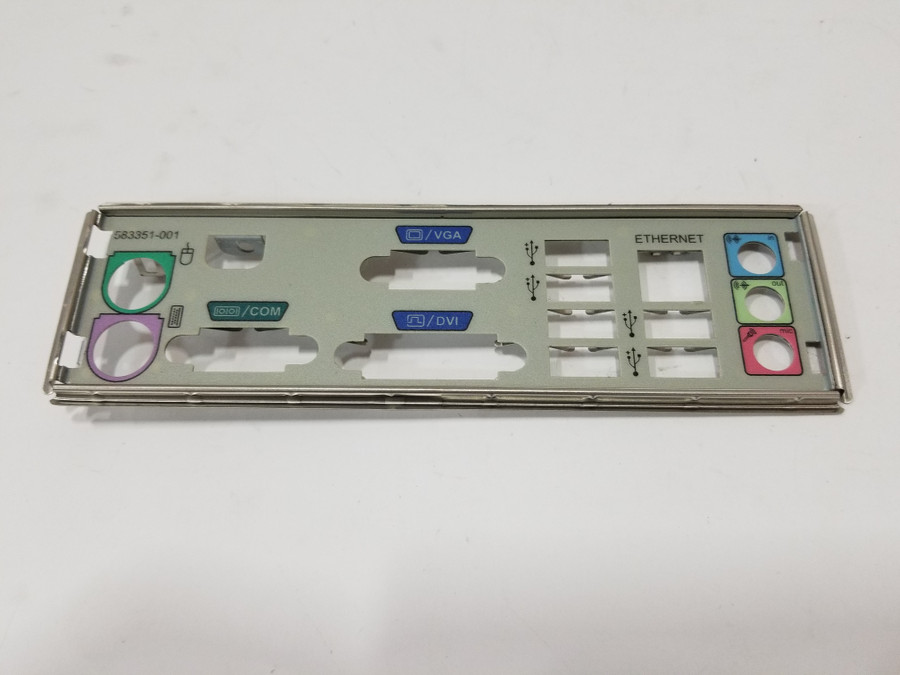 HP 581499-001 I/O Shield For Pro 3000 Motherboard
