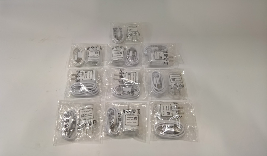 New 10PK Micro USB Charging Cable & Power Adapter for Smartphone