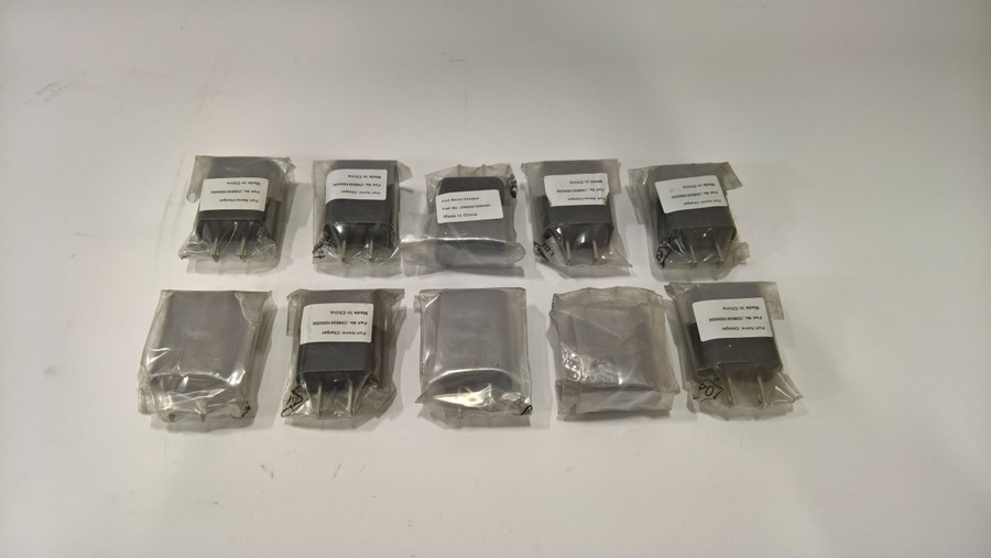 New 10PK USB Wall Chargers for Smartphone & Other Devices - Black