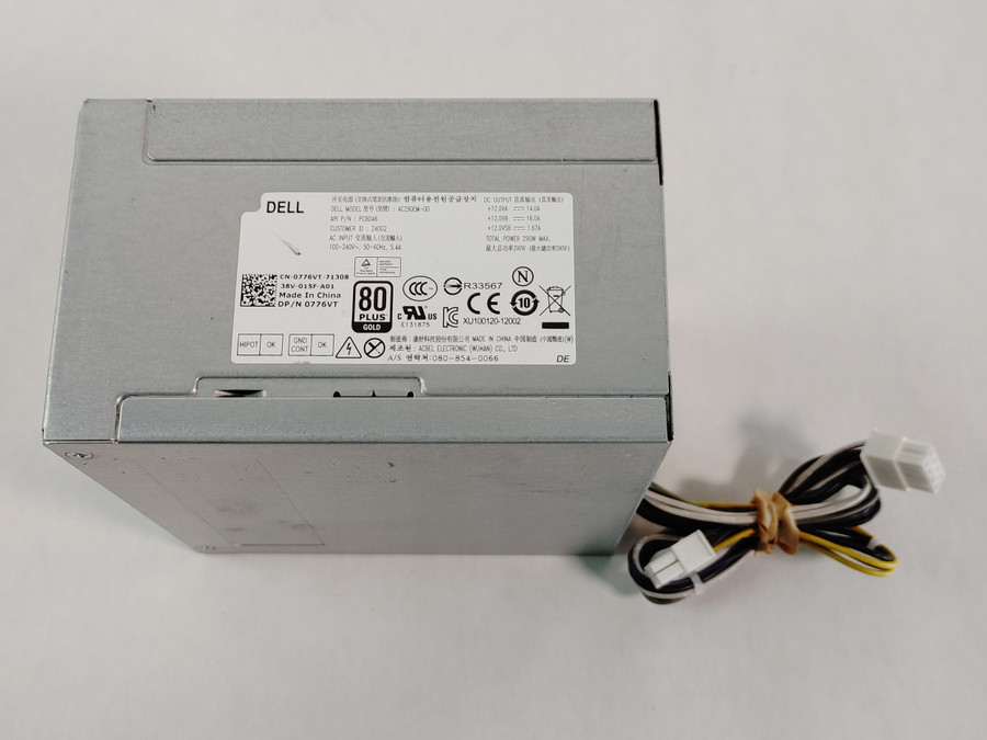 Lot of 2 Dell 776VT Optiplex 3020 / 9020 290W 8 Pin Desktop Power Supply