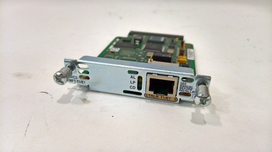 Lot of 2 Cisco 73-8483-05 T1/E1 Multiflex Trunk Voice/WAN Interface Card