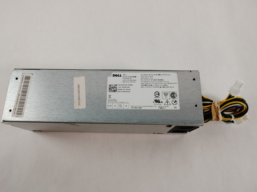 Dell OptiPlex 7040 SFF 8 Pin 180W Desktop Power Supply D3YCN