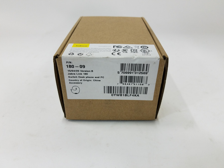 New Jabra 180-09 Link 180 Switch Desk Phone and PC