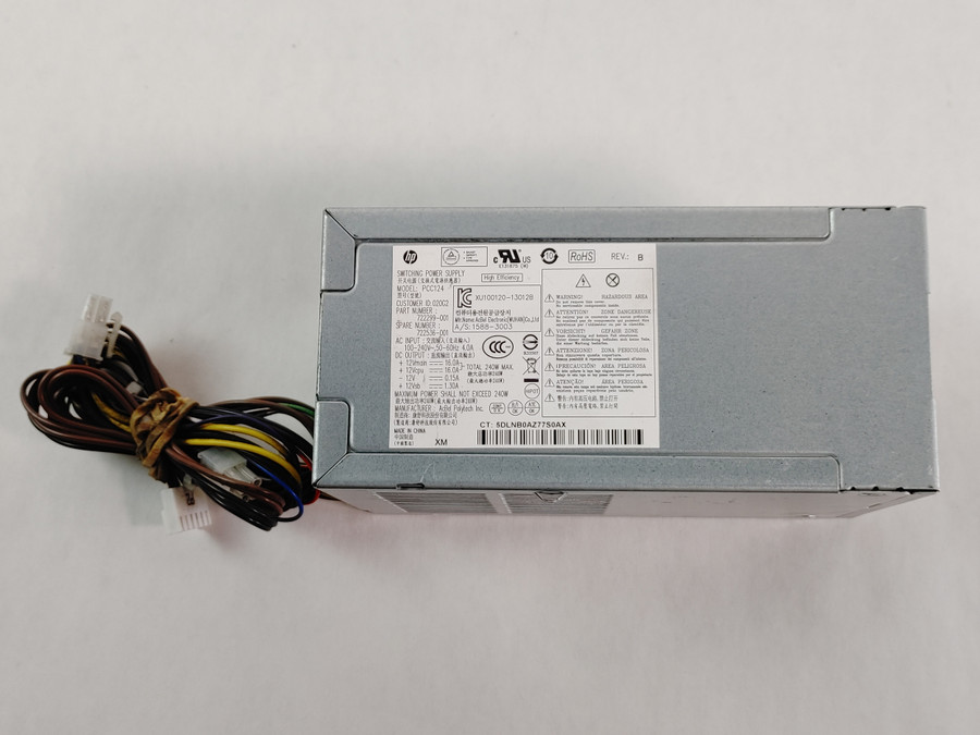 Lot of 10 HP 722299-001 ProDesk 400 G1 / 600 G1 240W 6 Pin Power Supply