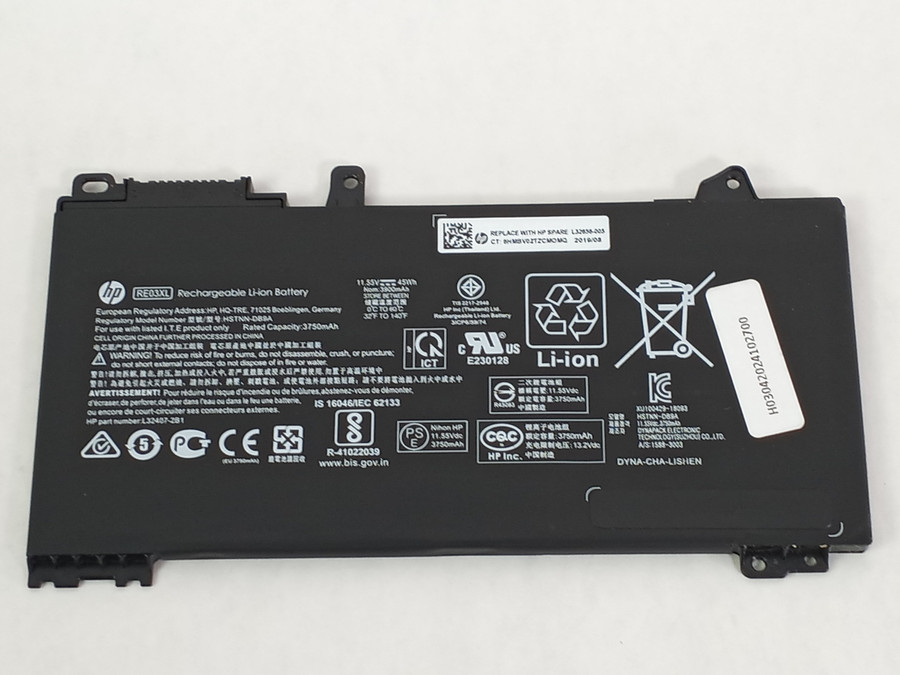 HP L32656-005 3900mAh 3 Cell Laptop Battery for ProBook 450 G6