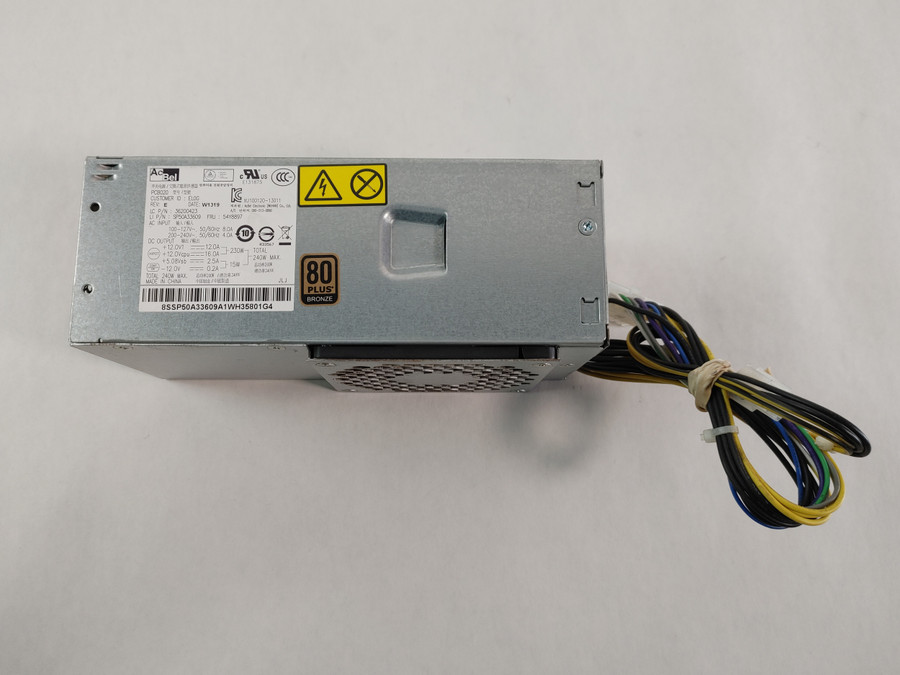 Lot of 10 Lenovo 54Y8897 14 Pin 240W TFX Desktop Power Supply For ThinkCentre