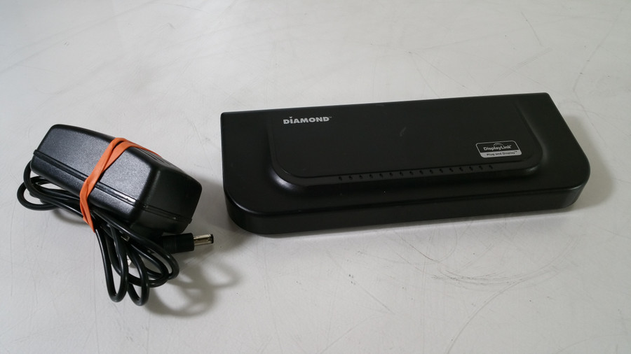 Lot of 10 Diamond Ultra Dock Dual Video DVI HDMI Docking Station + PSU DS3900V2